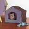 Pet Adobe Pet Adobe Cozy Cottage House Shaped Pet Bed - Gray 19x18.5x17 139062RXU - alternate 6